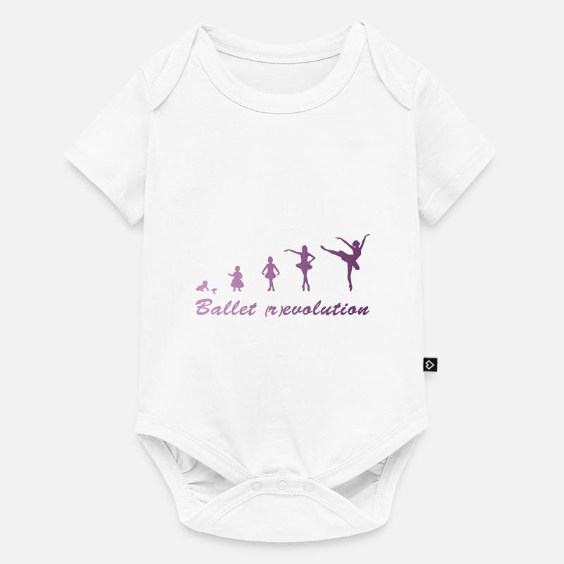 Ballet (r) évolution - Body à manches courtes Premium Bébé - blanc
