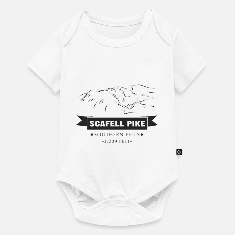 Scafell Pike - Body à manches courtes Premium Bébé - blanc