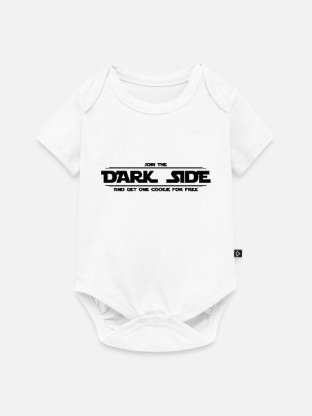 Dark Side - Baby Premium Kurzarmbody - Weiß