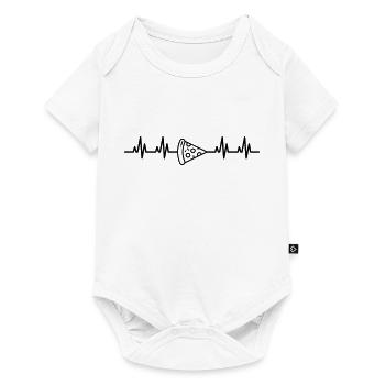 ECG Pizza - Baby Premium short-sleeve bodysuit - white - Front