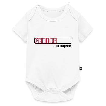Genius in progress - Baby Premium short-sleeve bodysuit - white - Front