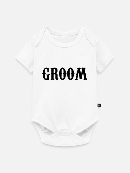 groom - Baby Premium Kurzarmbody - Weiß