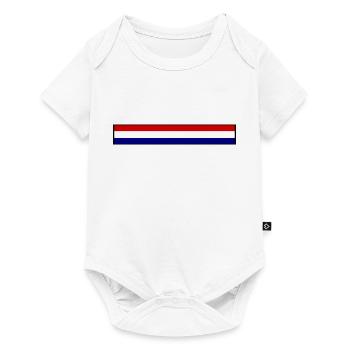 Drapeau Hollande - Body à manches courtes Premium Bébé - blanc - Devant