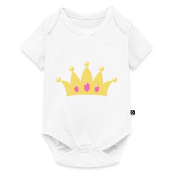 Crown - Baby Premium short-sleeve bodysuit - white - Front