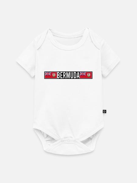 Bermuda - Baby Premium Kurzarmbody - Weiß
