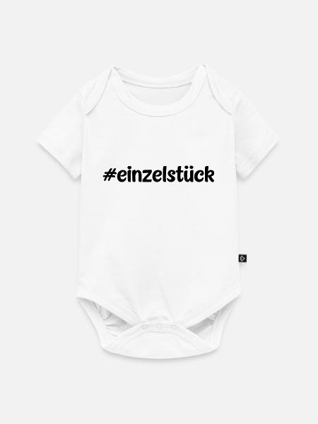 #einzelstück - Hashtag einzigartig - Cooler Spruch - Baby Premium Kurzarmbody - Weiß
