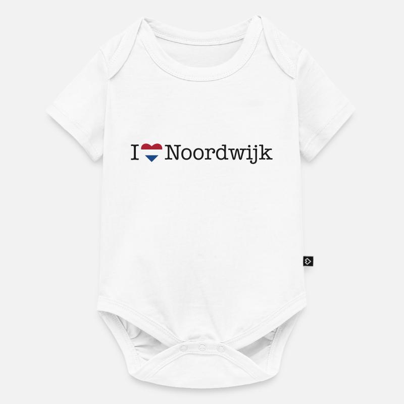 J’adore Noordwijk - Body à manches courtes Premium Bébé - blanc