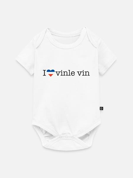 I love vinle vin - Baby Premium Kurzarmbody - Weiß