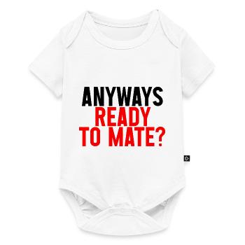 Anyways Ready To Mate 2 - Baby Premium short-sleeve bodysuit - white - Front