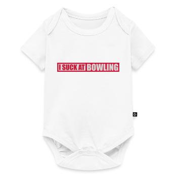 Je suis nul au bowling - Body à manches courtes Premium Bébé - blanc - Devant