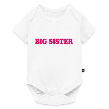 Big sister - Body à manches courtes Premium Bébé - blanc - Devant