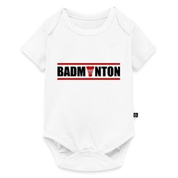 badminton - Baby Premium short-sleeve bodysuit - white - Front
