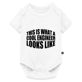 This Is What A Cool Engineer Looks Like 4 - Baby Premium short-sleeve bodysuit - white - Front