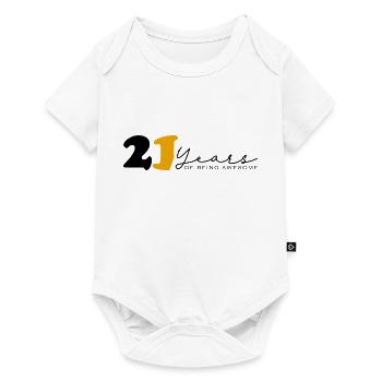 Vintage 2003 Funny 21 Year Old Bday Men Women - Baby Premium short-sleeve bodysuit - white - Front