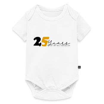 Jahrgang 1999 Lustig 25 Jahre Bday Männer Frauen - Baby Premium Kurzarmbody - Weiß - Vorne