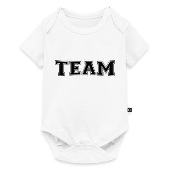 Team - Baby Premium Kurzarmbody - Weiß - Vorne