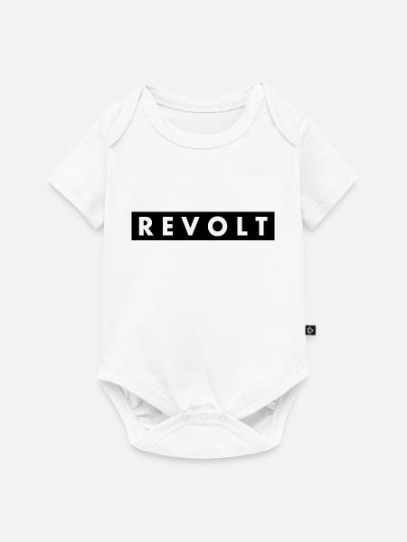 Revolt - Baby Premium Kurzarmbody - Weiß