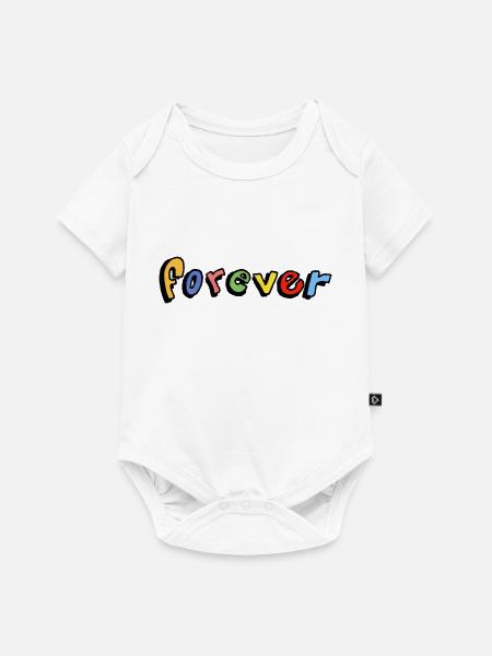 Forever - Baby Premium Kurzarmbody - Weiß