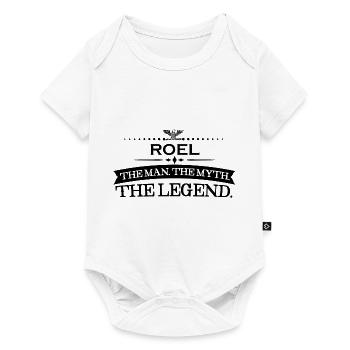 Mann mythos legende geschenk Roel - Baby Premium short-sleeve bodysuit - white - Front