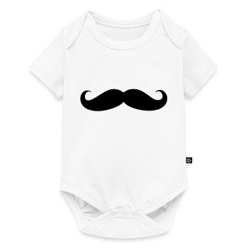 Mustache - Baby Premium short-sleeve bodysuit - white - Front