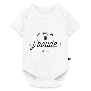 je peux pas je boude - Body à manches courtes Premium Bébé - blanc - Devant