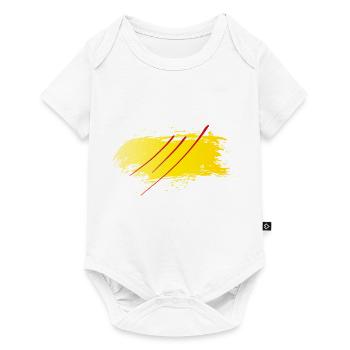 Körper, Geist & Seele - Baby Premium Kurzarmbody - Weiß - Vorne