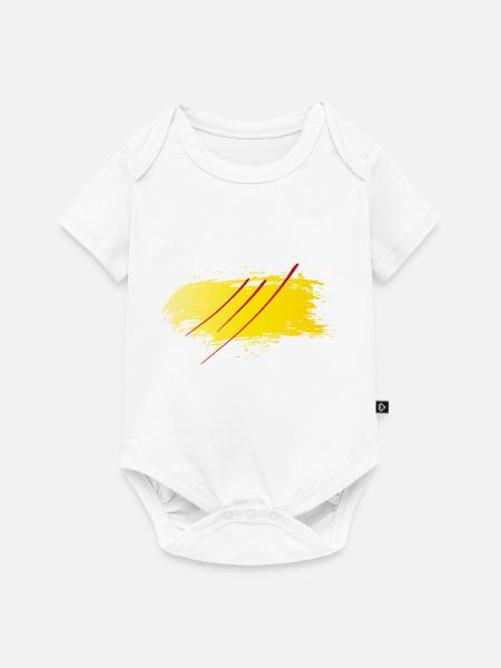 Körper, Geist & Seele - Baby Premium Kurzarmbody - Weiß