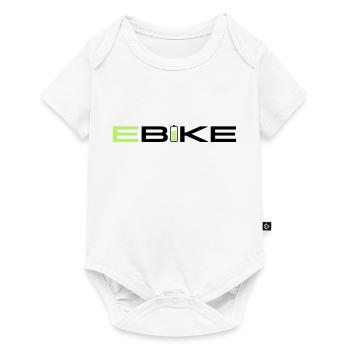 E BIKE - Baby Premium short-sleeve bodysuit - white - Front