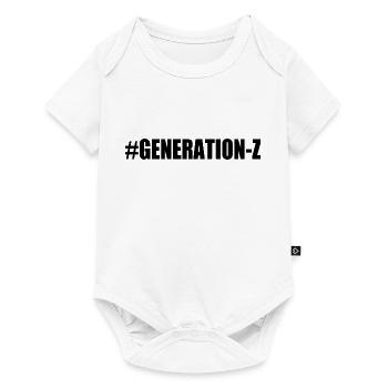 Génération z - Body à manches courtes Premium Bébé - blanc - Devant