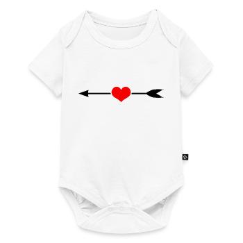 Heart Right Arrow icon - Baby Premium short-sleeve bodysuit - white - Front