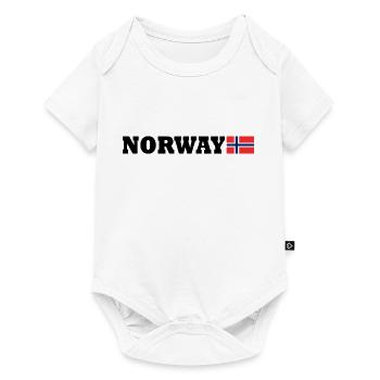 Norway - Baby Premium short-sleeve bodysuit - white - Front