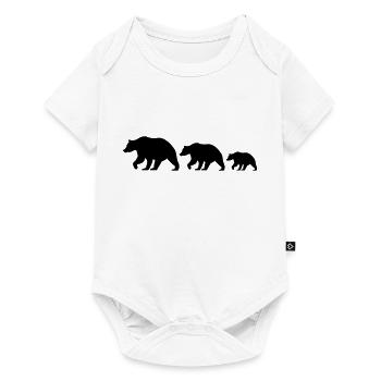 Famille Bear - Body à manches courtes Premium Bébé - blanc - Devant