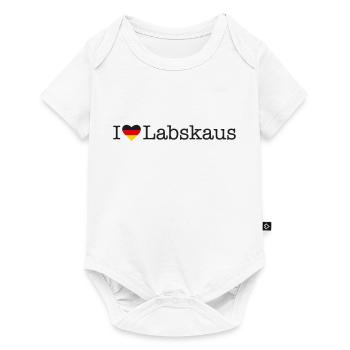 I love Labskaus - Baby Premium short-sleeve bodysuit - white - Front