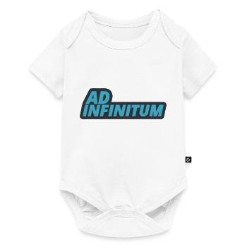 Ad Infinitum - Latin Sentence - To Infinity - Baby Premium short-sleeve bodysuit - white - Front