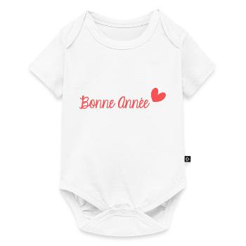 BONNE ANNEE. SAINT SYLVESTRE. NOUVELLE ANNÉE. - Body à manches courtes Premium Bébé - blanc - Devant