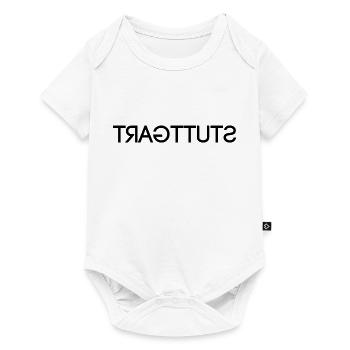 Stuttgart - Baden Württemberg - Landeshauptstadt - Baby Premium Kurzarmbody - Weiß - Vorne
