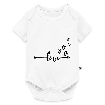 LOVE - Body à manches courtes Premium Bébé - blanc - Devant