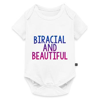 Biracial et beau 4 - Body à manches courtes Premium Bébé - blanc - Devant