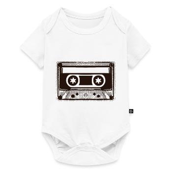 Mixtape cassette rétro pour l’étiquetage - Body à manches courtes Premium Bébé - blanc - Devant