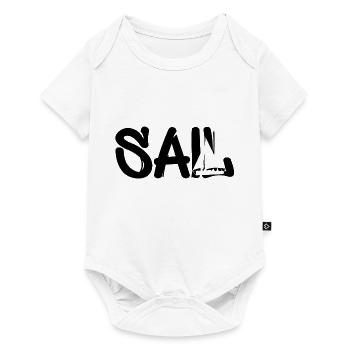 segeln sailing - Baby Premium Kurzarmbody - Weiß - Vorne