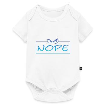 Nope - Baby Premium Kurzarmbody - Weiß - Vorne