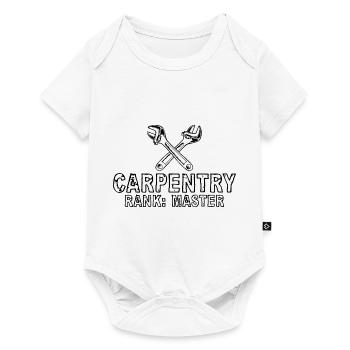Carpentry Rank Master 4 - Baby Premium short-sleeve bodysuit - white - Front
