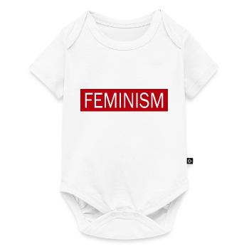 Feminism - Baby Premium Kurzarmbody - Weiß - Vorne