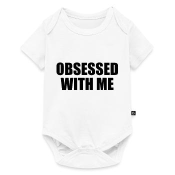 obsessed with me - Baby Premium short-sleeve bodysuit - white - Front