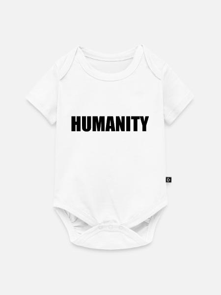 Humanity - Baby Premium Kurzarmbody - Weiß