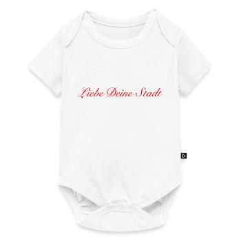 Love Your city red - Baby Premium short-sleeve bodysuit - white - Front
