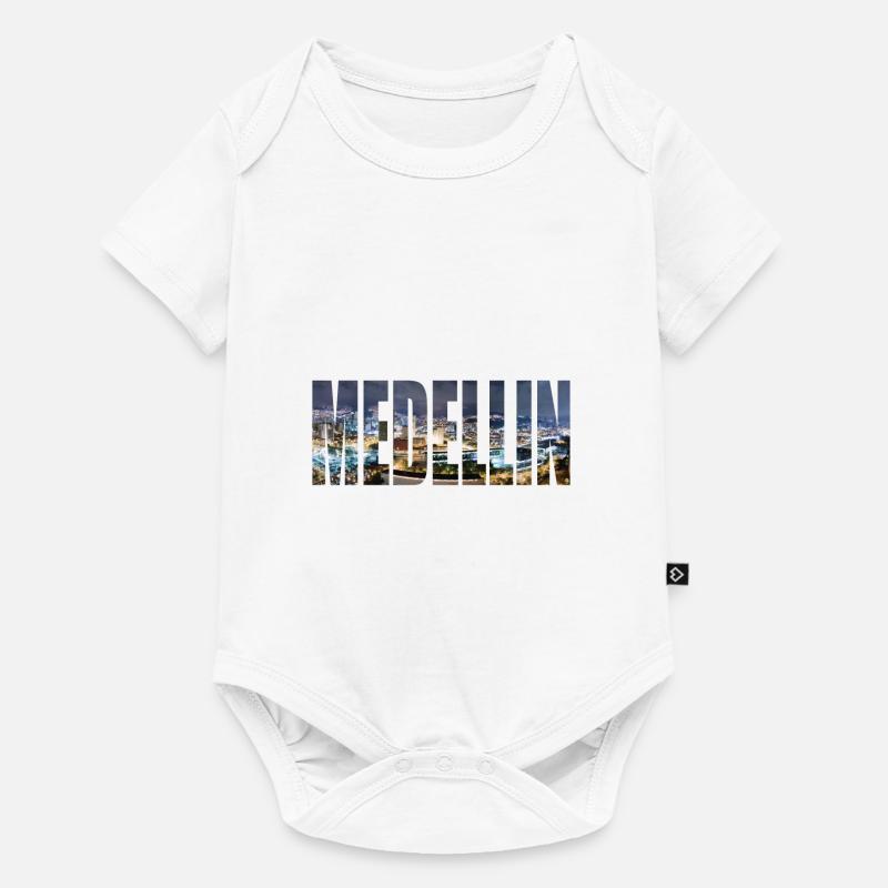 Colombie Medellin - Body à manches courtes Premium Bébé - blanc