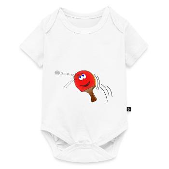 Raquette de tennis - Body à manches courtes Premium Bébé - blanc - Devant