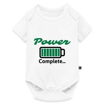 Puissance complète ... - Body à manches courtes Premium Bébé - blanc - Devant