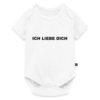 ich liebe dich - Baby Premium Kurzarmbody - Weiß - Vorne